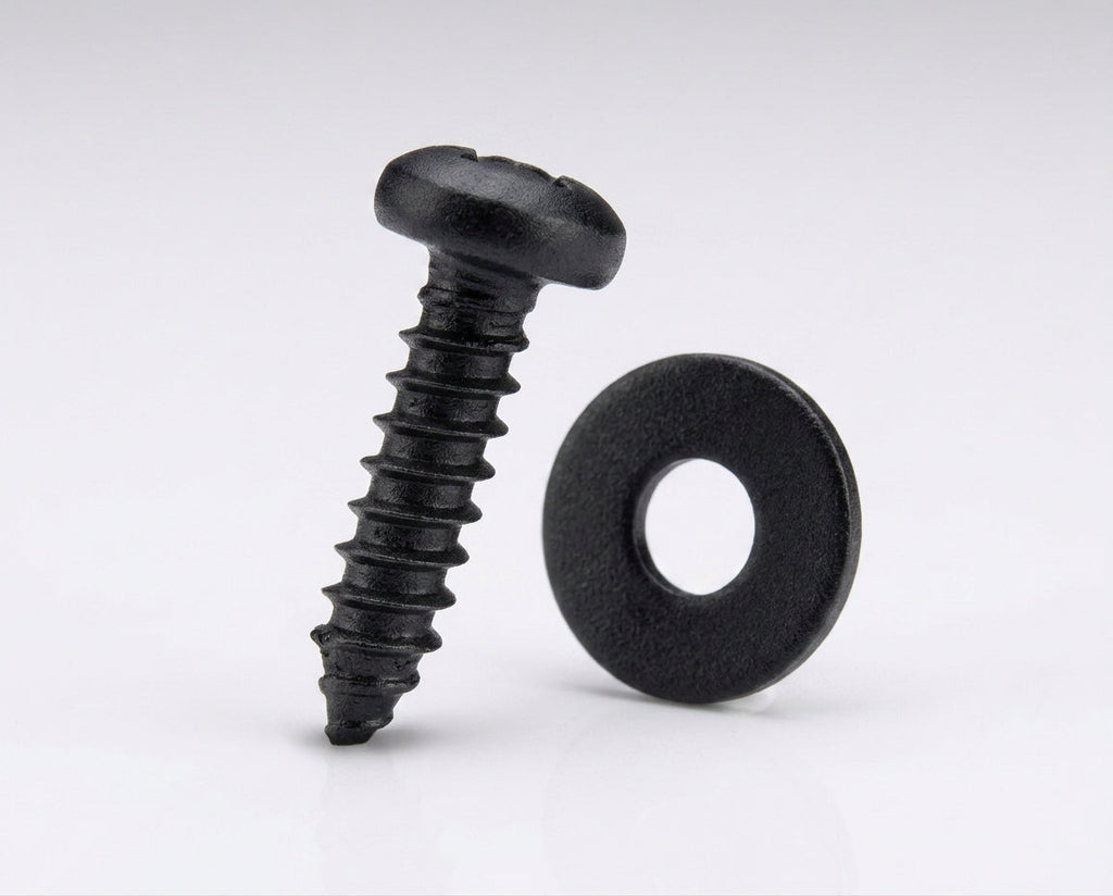No. 12 x 30mm Box Gutter Fixing Screw & Washer Set (100pcs) — Textured Black