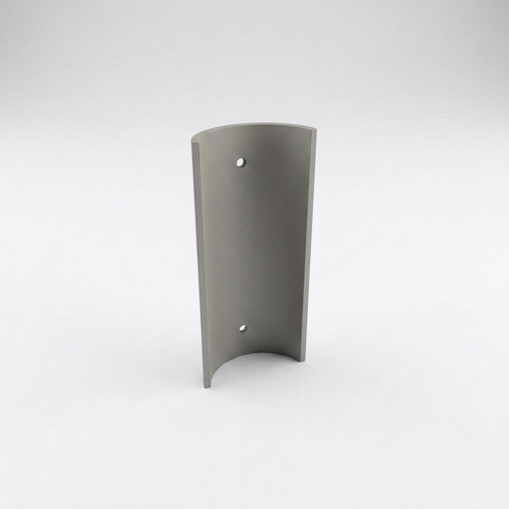 63mm Diameter Aluminium Downpipe Access Plate — RAL 7036