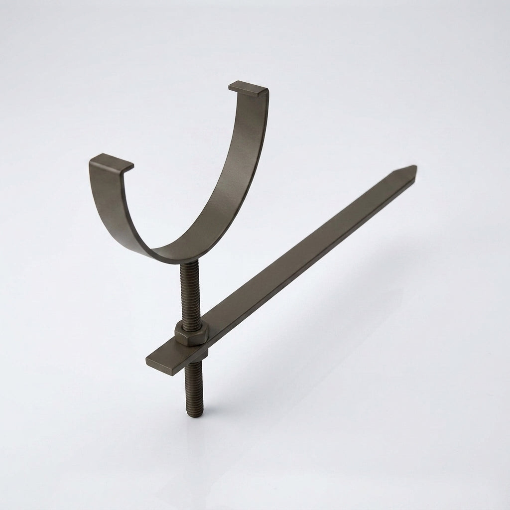 130mm Rise and Fall Gutter Bracket for Deepflow Aluminium System — RAL 7022