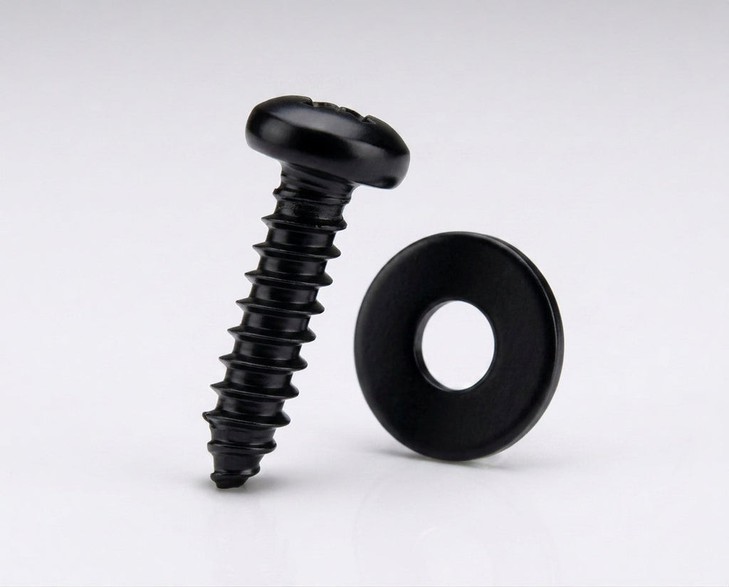 No. 12 x 30mm Box Gutter Fixing Screw & Washer Set (100pcs) — RAL 9005