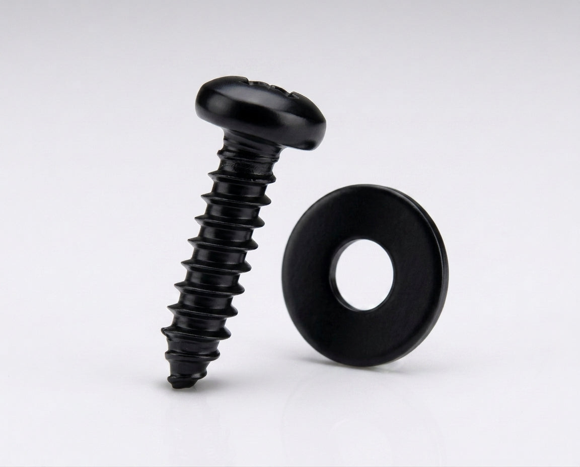 No. 12 x 30mm Box Gutter Fixing Screw & Washer Set (100pcs) — RAL 9005