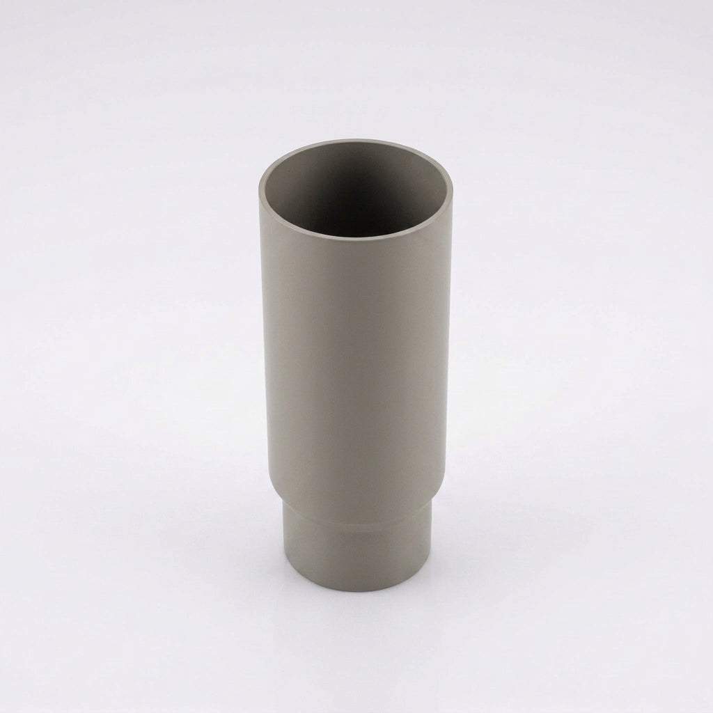 Flush Joint Aluminium Downpipe Length – 76mm Dia x 3m — RAL 7036