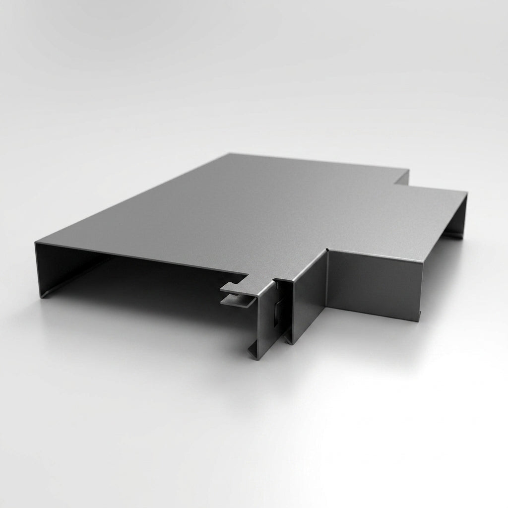 Aluminium Coping T-Junction – Secret Fix Wall Detail (view 2)