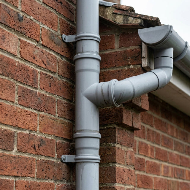 Aluminium 63mm Flush Joint Downpipe Branches – 92.5° or 112.5° Arms
