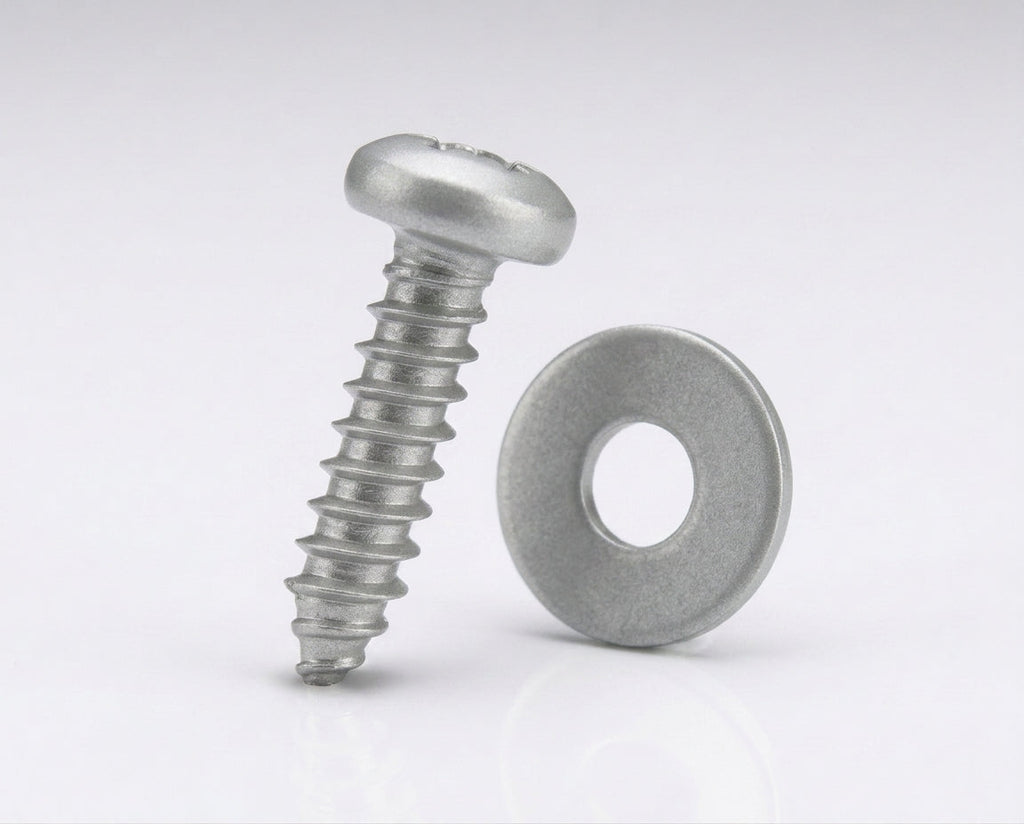 No. 12 x 30mm Box Gutter Fixing Screw & Washer Set (100pcs) — RAL 9006