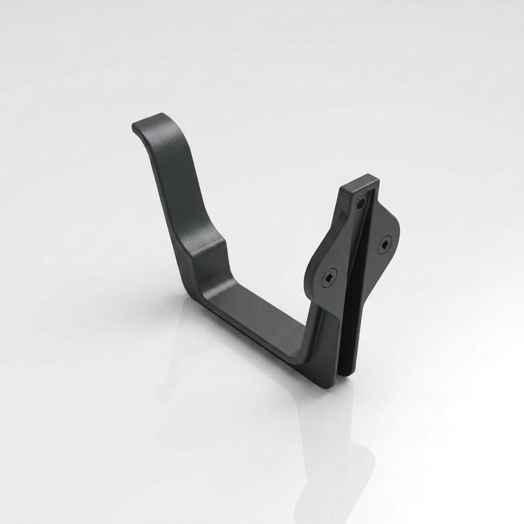 Moulded Ogee Gutter Fascia Bracket 125 x 100mm — RAL 7021
