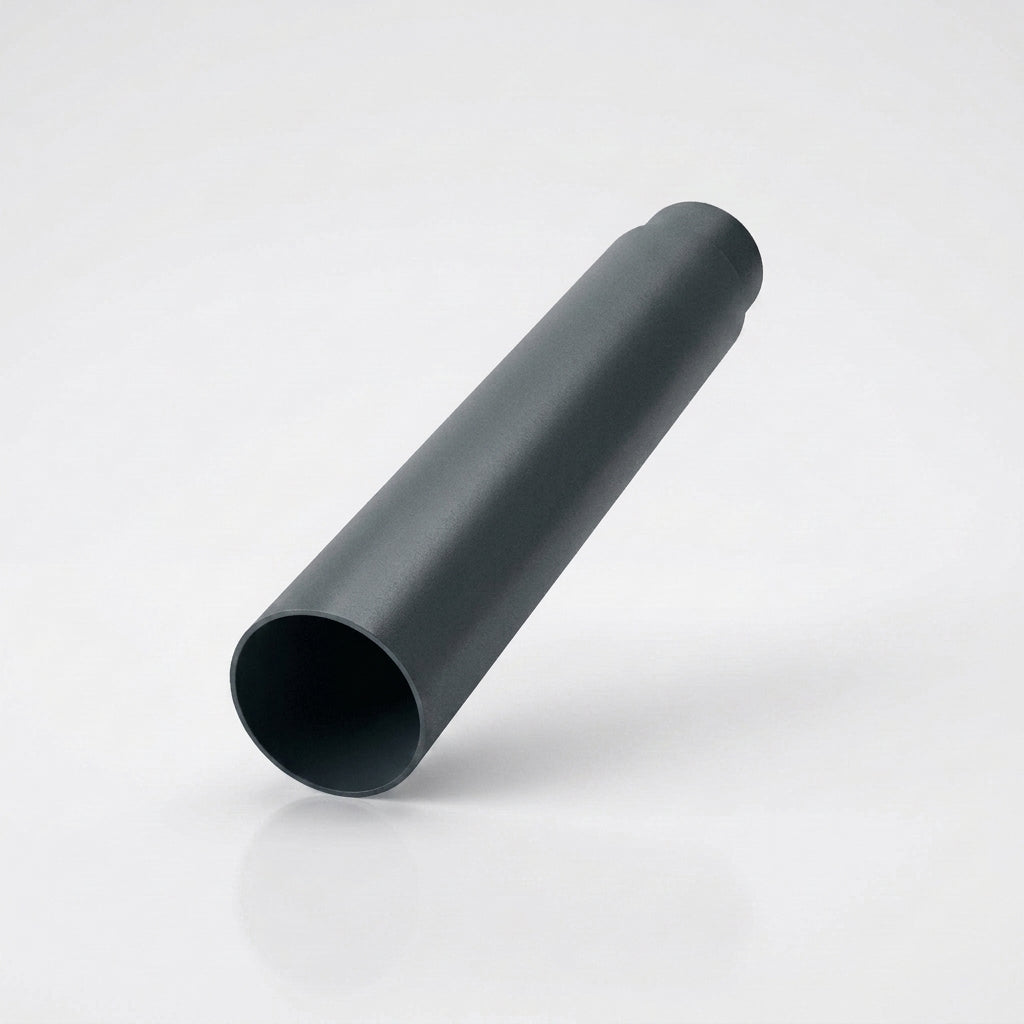 Flush Joint Aluminium Downpipe 63mm Diameter × 3m Length — RAL 7016