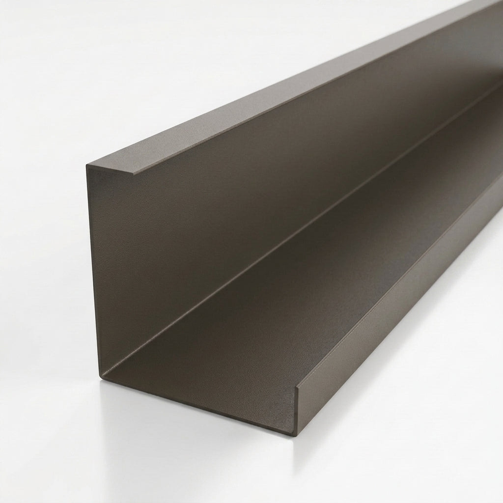 L Return Aluminium Fascia Board 30mm – 3m — RAL 7022