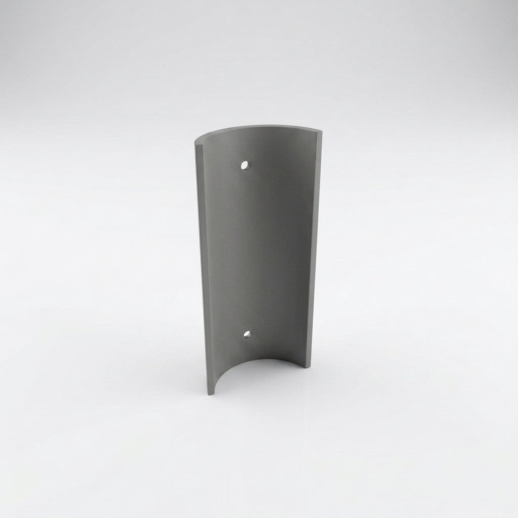 63mm Diameter Aluminium Downpipe Access Plate — RAL 7037