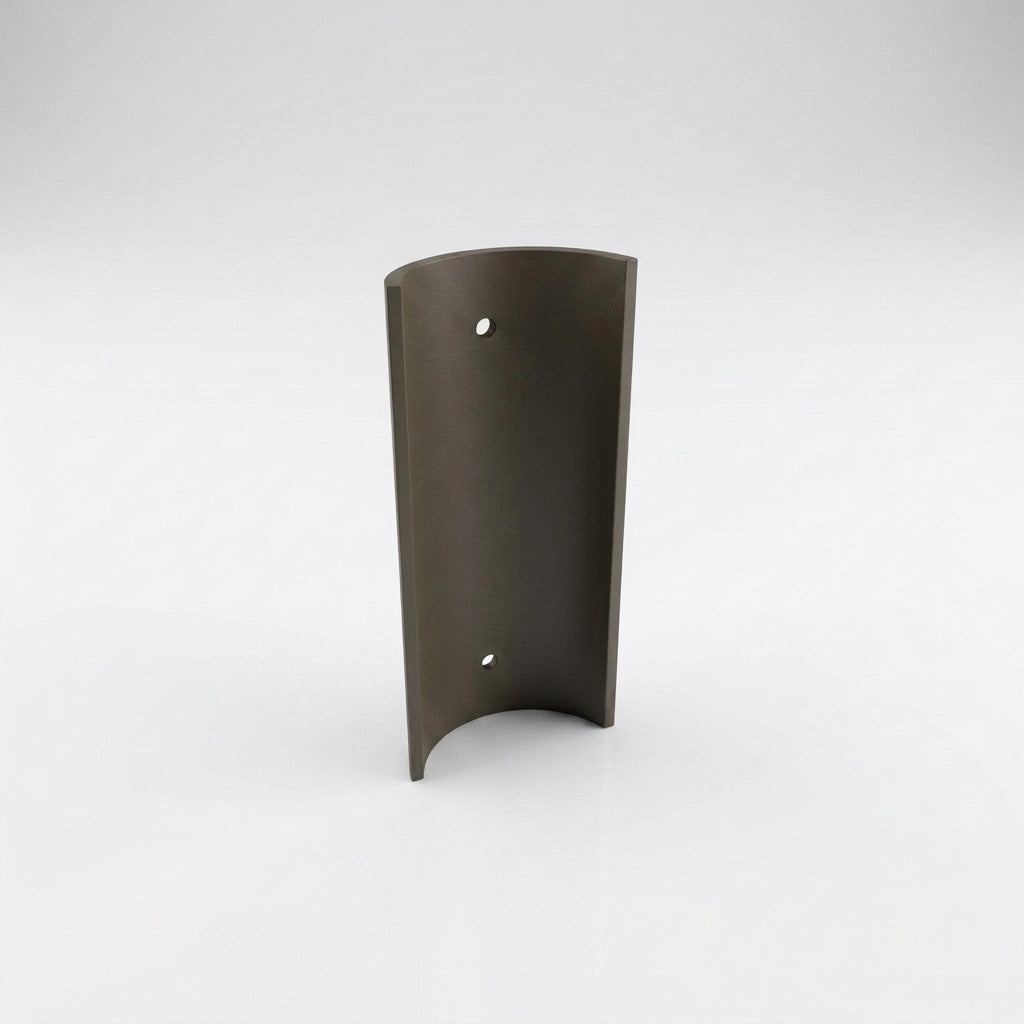 63mm Diameter Aluminium Downpipe Access Plate — RAL 7022