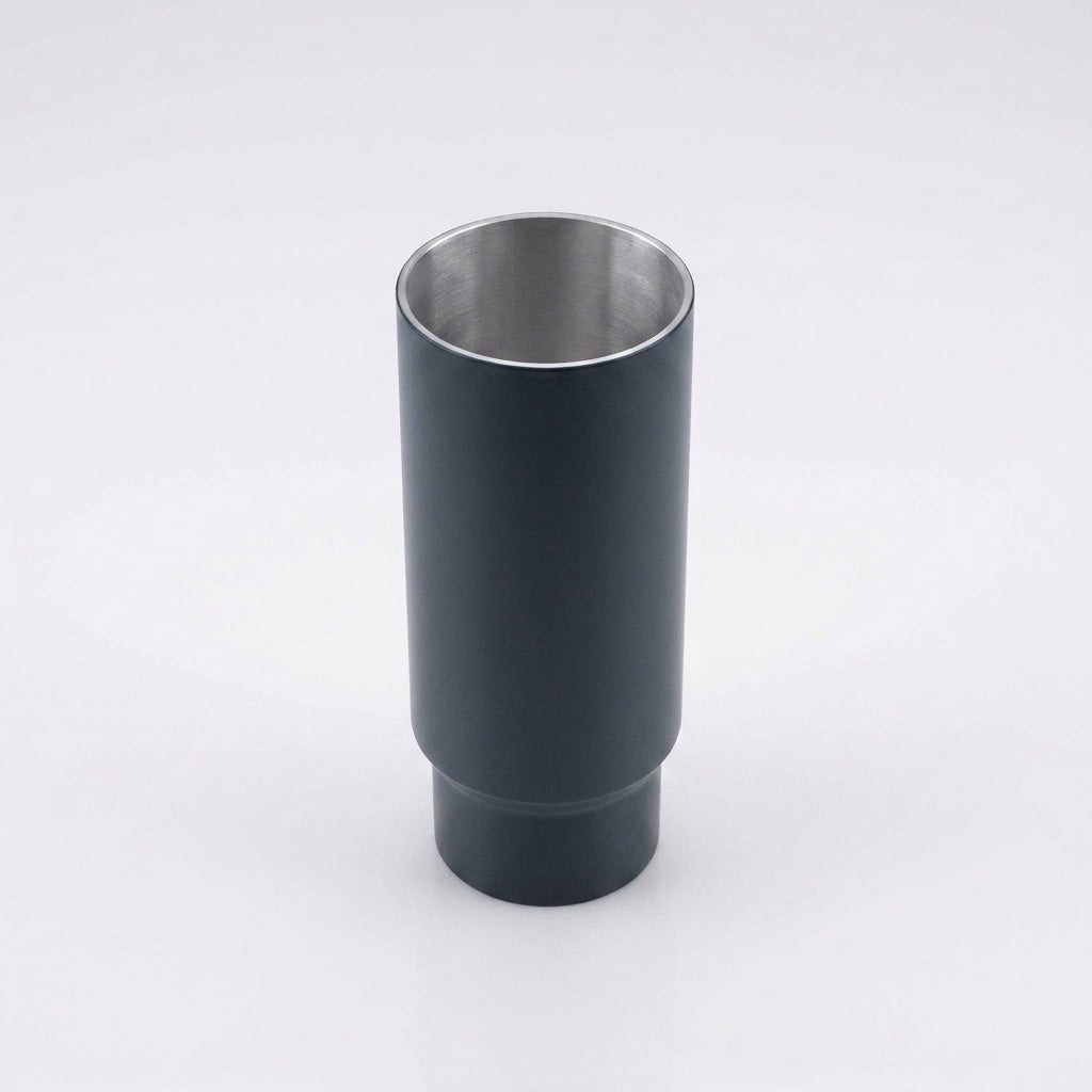 Flush Joint Aluminium Downpipe Length – 76mm Dia x 3m — RAL 7016