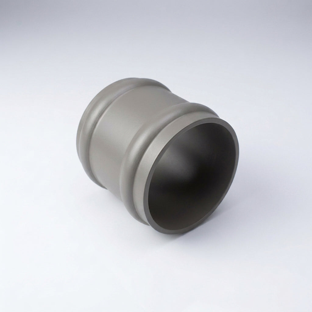76mm Traditional Aluminium Downpipe Socket Non-Eared Spare — RAL 7036