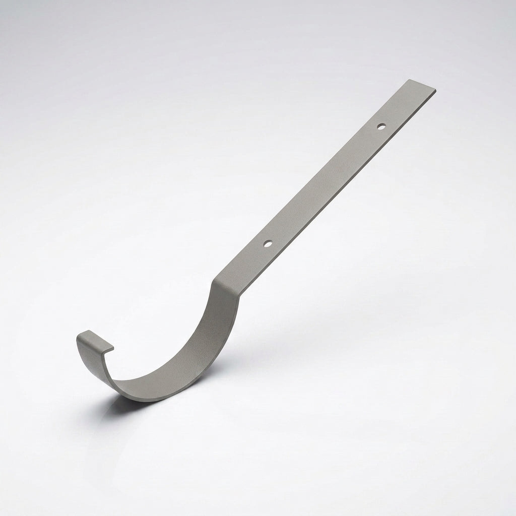 Half Round Aluminium Gutter Top Rafter Bracket 125mm — RAL 7036