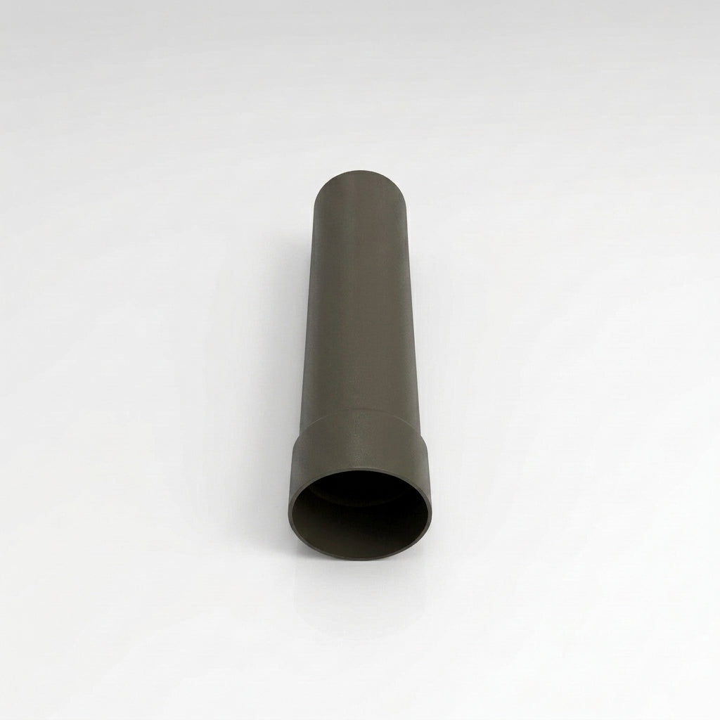76mm Aluminium Gutter Outlet Spigot Extender – 250mm — RAL 7022