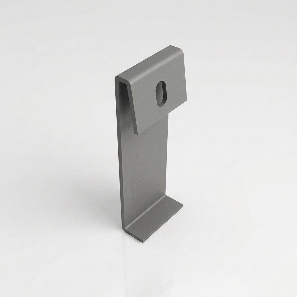Moulded Ogee Gutter Direct Fix Bracket 125 x 100mm — RAL 7037
