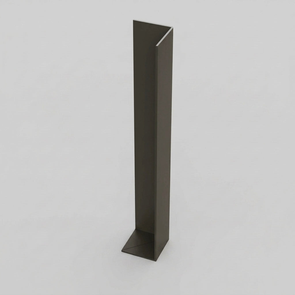L Return Fascia Board Angle Covers – Aluminium Corner Fascia — RAL 7022 / 90 Deg External Angle