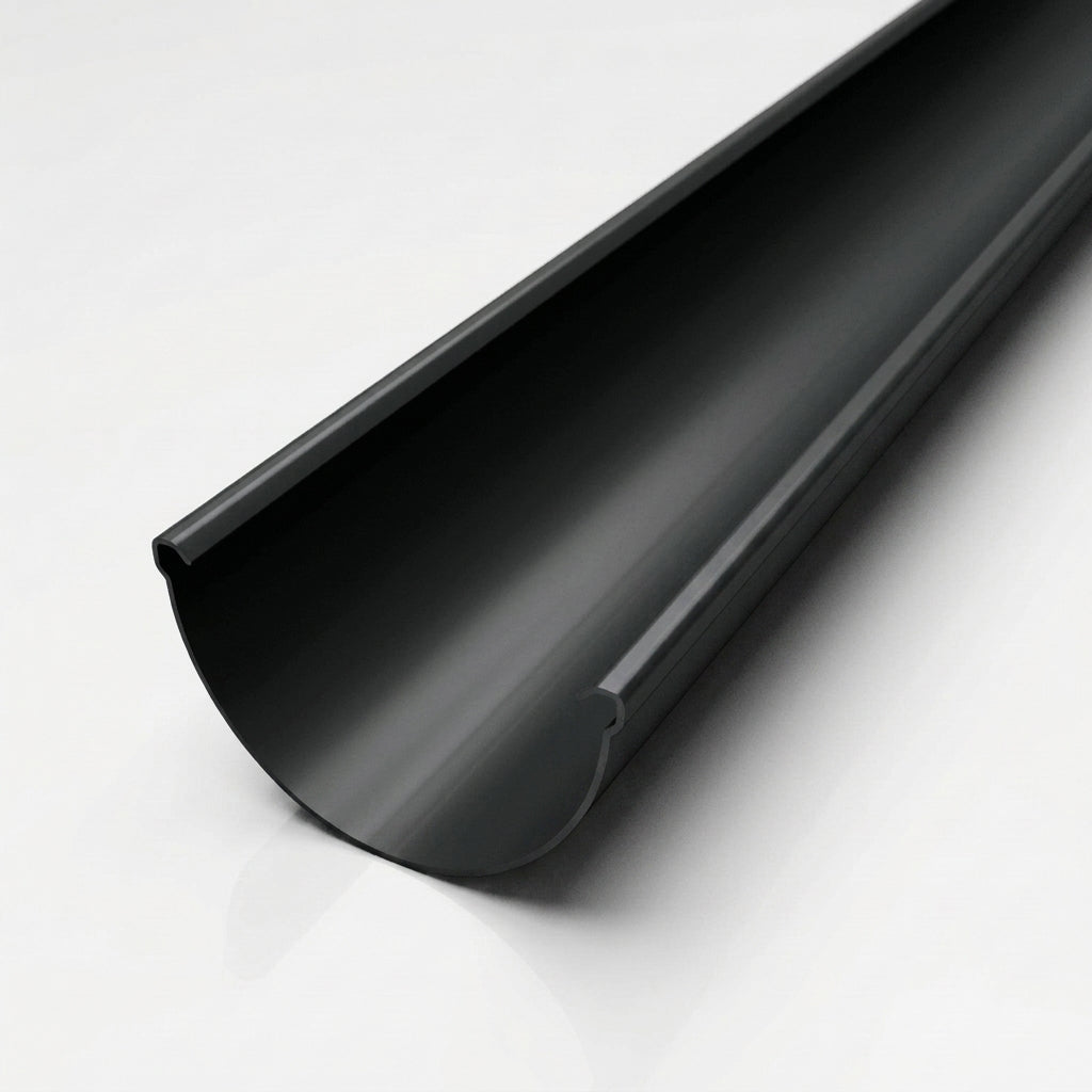 Deepflow Aluminium Gutter Length 130mm × 3m — RAL 7021