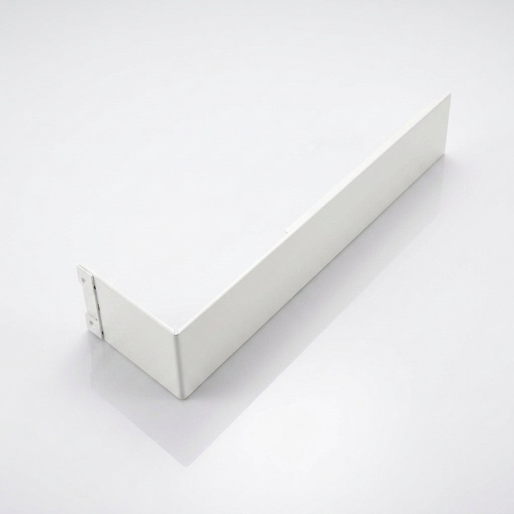 Aluminium Fascia Board Joint Cover V Return — RAL 9016