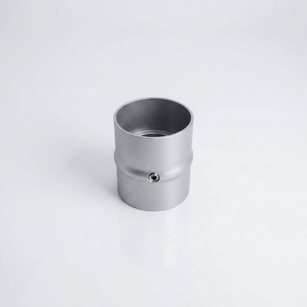 Flush Joint Internal Jointer 63mm Diameter Aluminium — RAL 9006