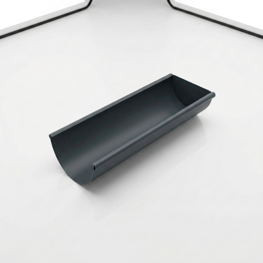 Aluminium Gutter Sample - Standard Profile — RAL 7016