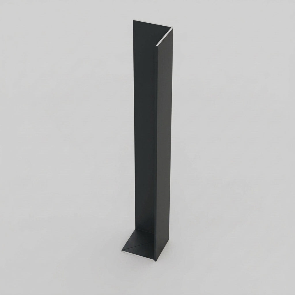 L Return Fascia Board Angle Covers – Aluminium Corner Fascia — RAL 7021 / 90 Deg External Angle