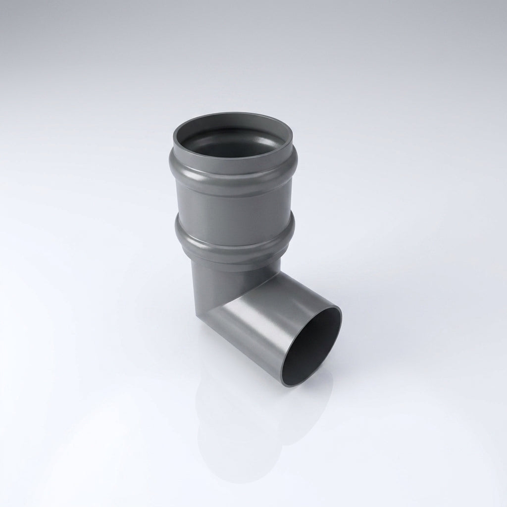 76mm Diameter Traditional Aluminium Downpipe Bends 92.5° & 112.5° (view 2)