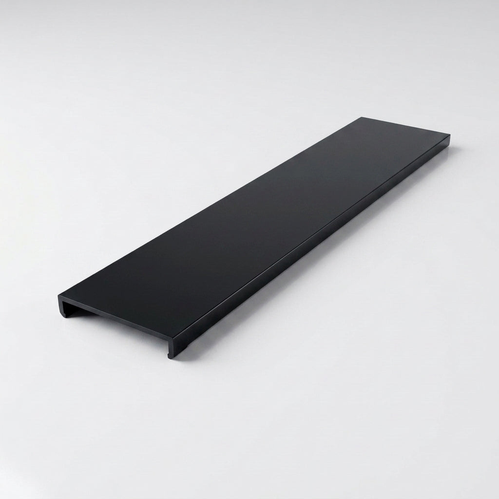 Aluminium Soffit Board Joint Cover — RAL 9005