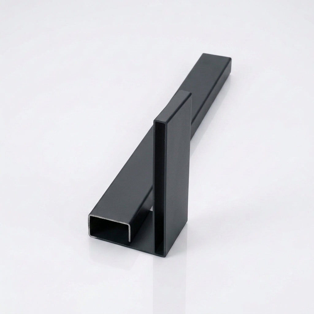 L Return Aluminium Fascia Board Joint Cover — RAL 7021