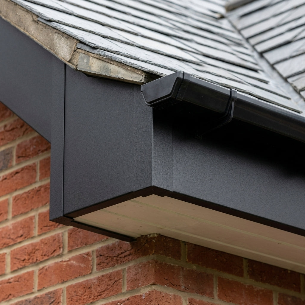 Aluminium Fascia Board Joint Cover U Return