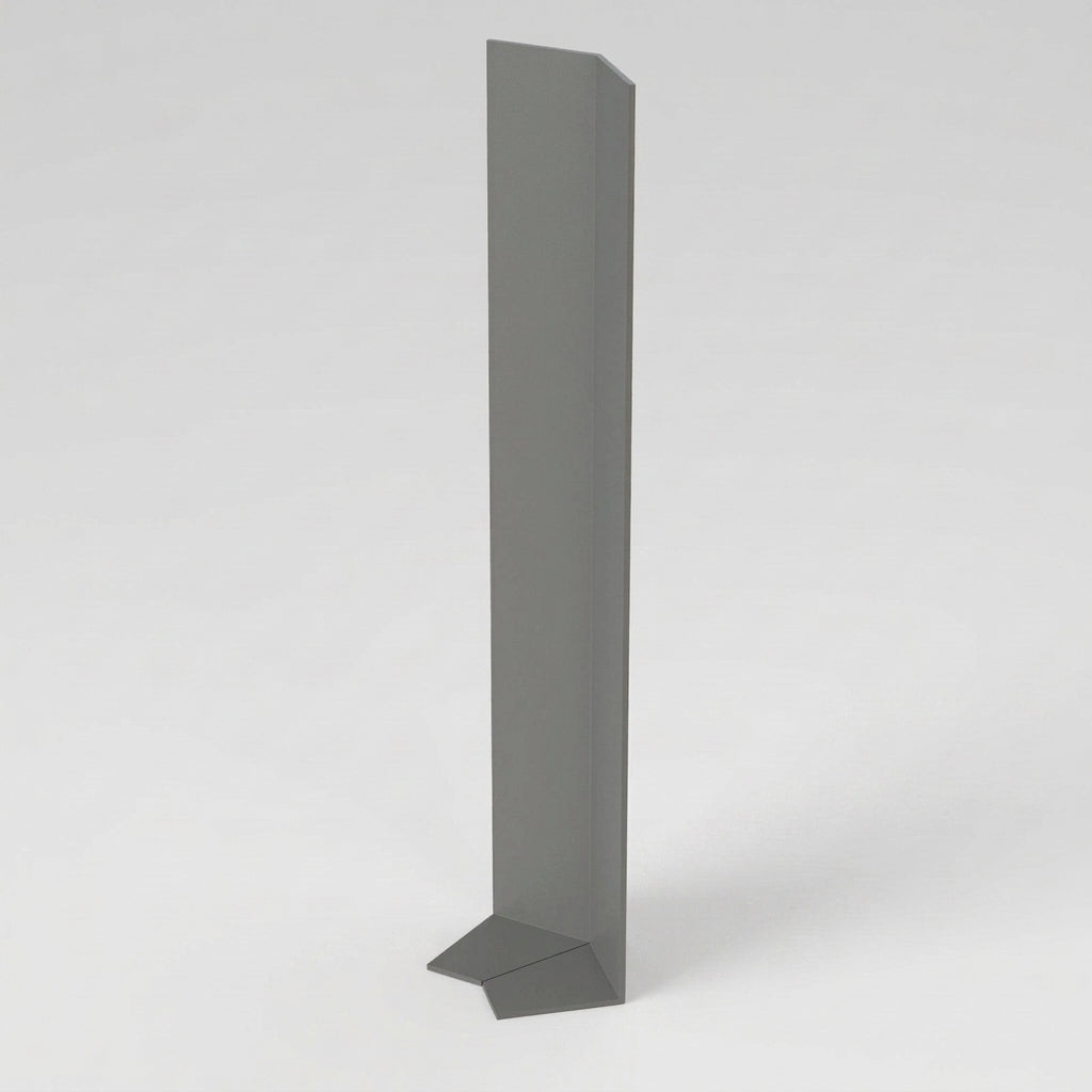 L Return Fascia Board Angle Covers – Aluminium Corner Fascia — RAL 7037 / 135 Deg External Angle