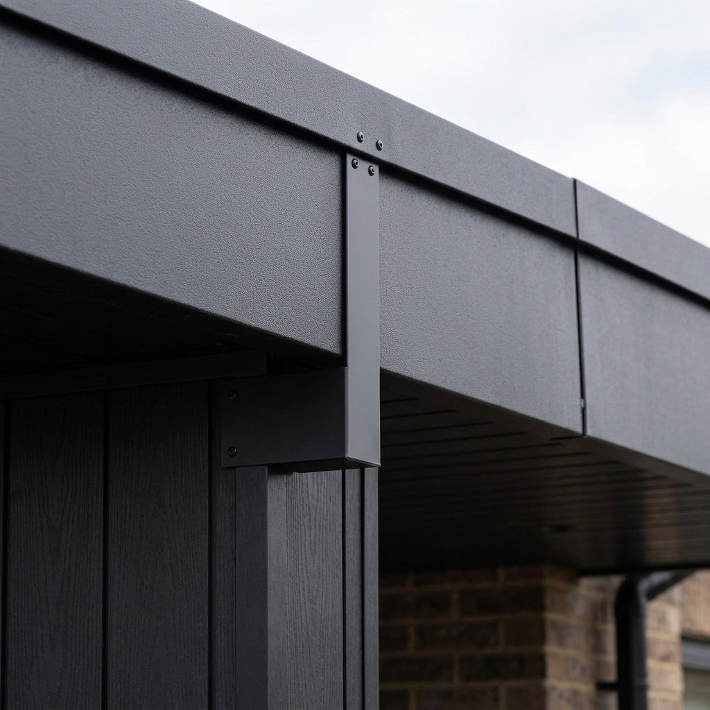 Aluminium Fascia Board Joint Cover V Return