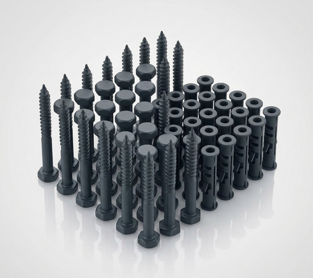 M8 x 70mm Hex Head Coach Screws, Stainless Steel (Pack of 50) — RAL 7016