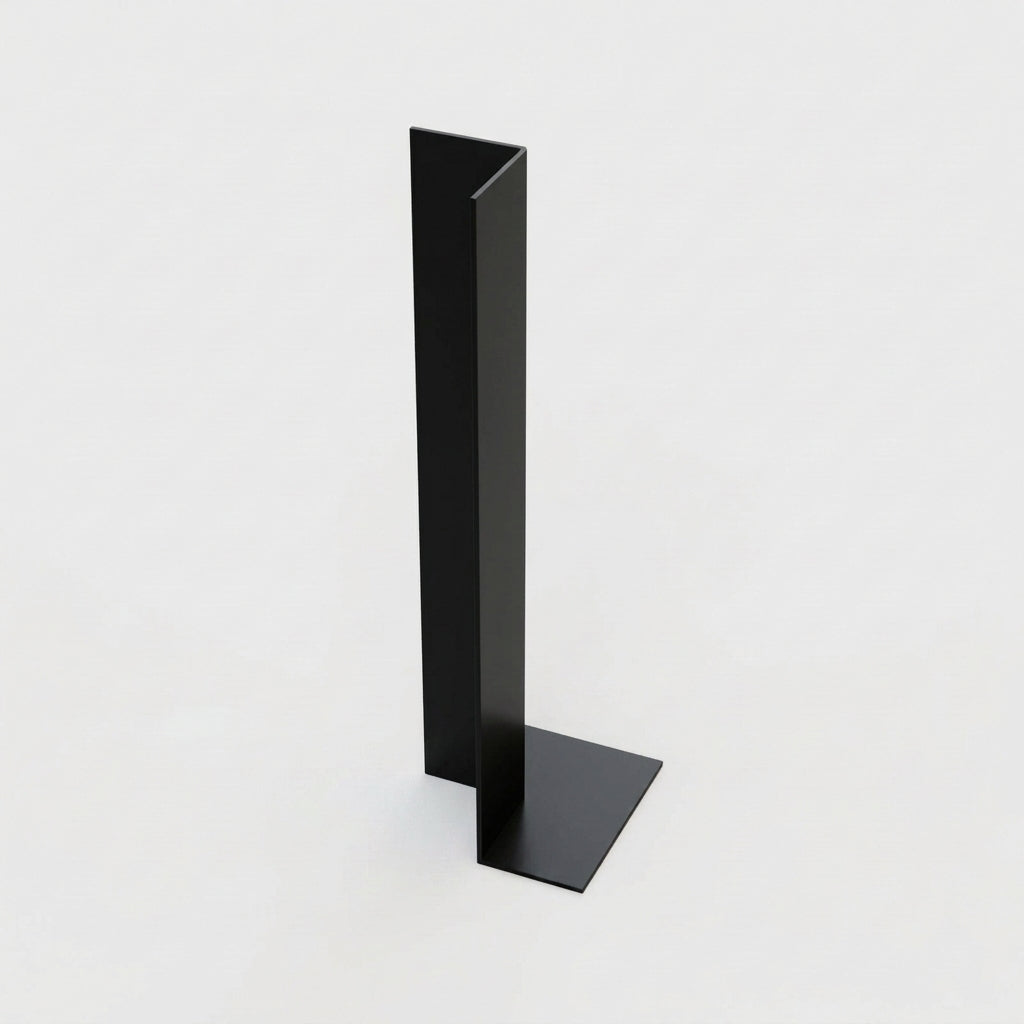 L Return Fascia Board Angle Covers – Aluminium Corner Fascia — RAL 9005 / 90 Deg Internal Angle