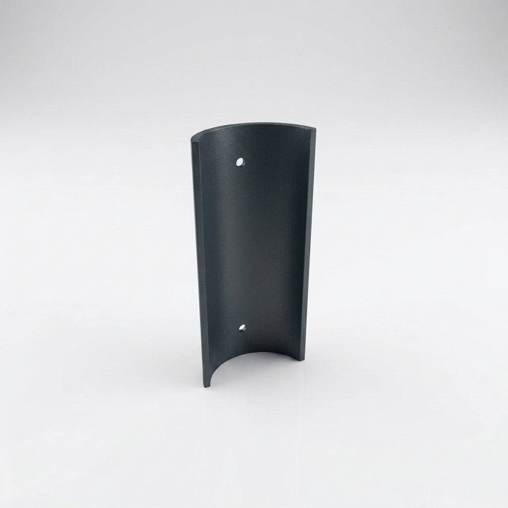 63mm Diameter Aluminium Downpipe Access Plate — RAL 7016
