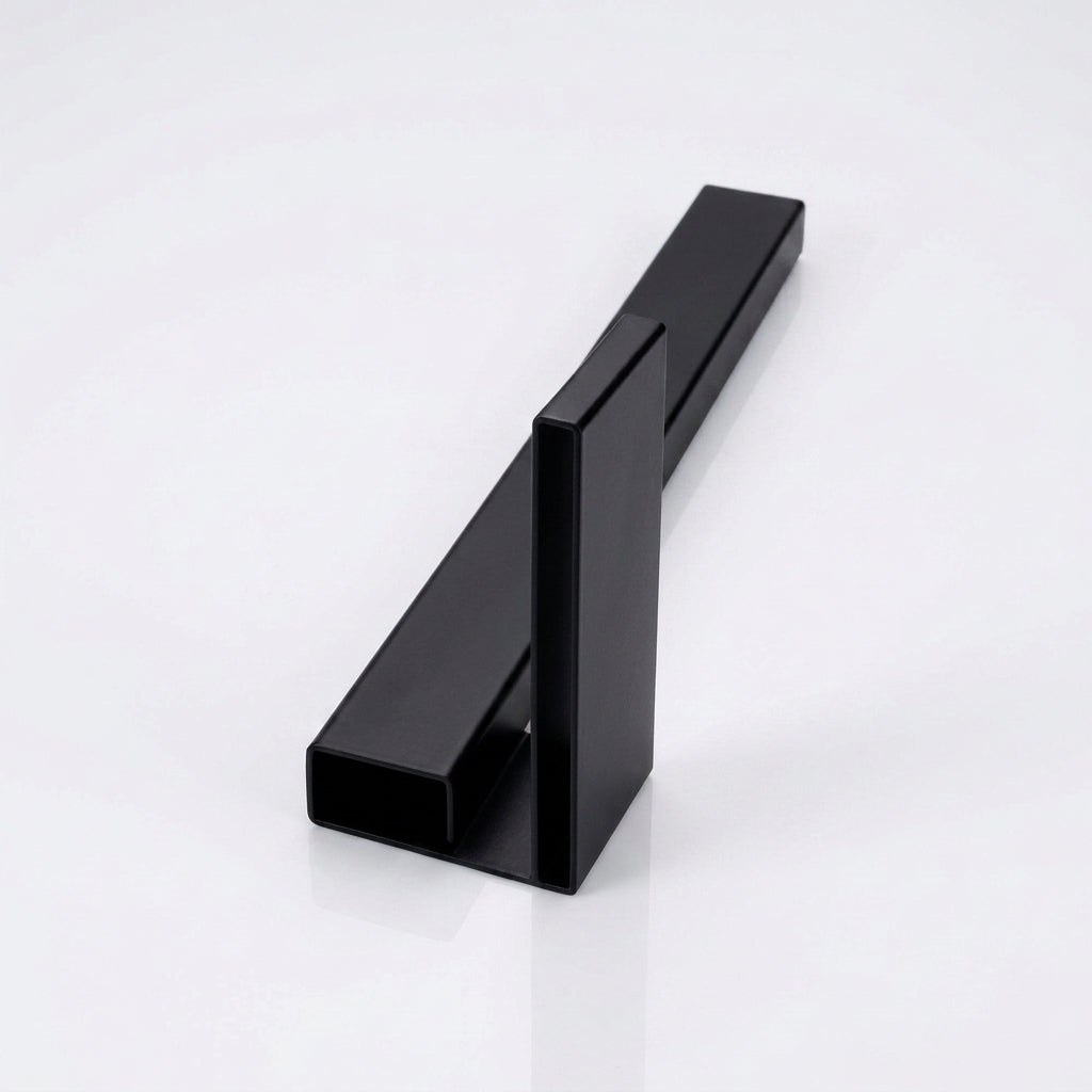 L Return Aluminium Fascia Board Joint Cover — RAL 9005
