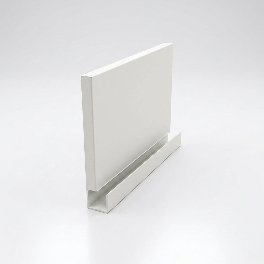U Return Aluminium Fascia Board Gable Box Ends — RAL 9016