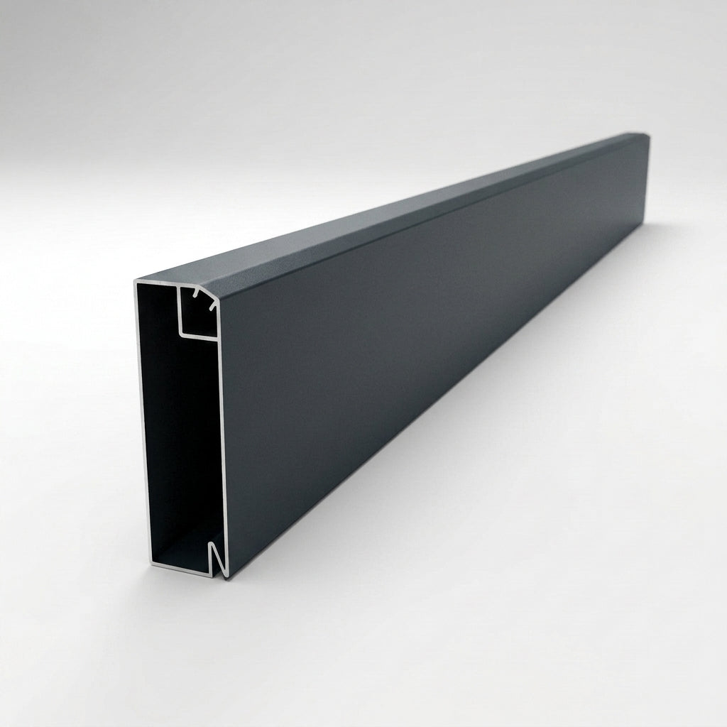 U Return Aluminium Fascia Board 30x25mm – 3m Length — RAL 7016
