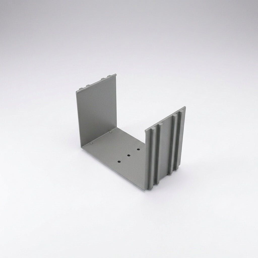 Aluminium Box Gutter Jointer 135 x 100mm — RAL 7037