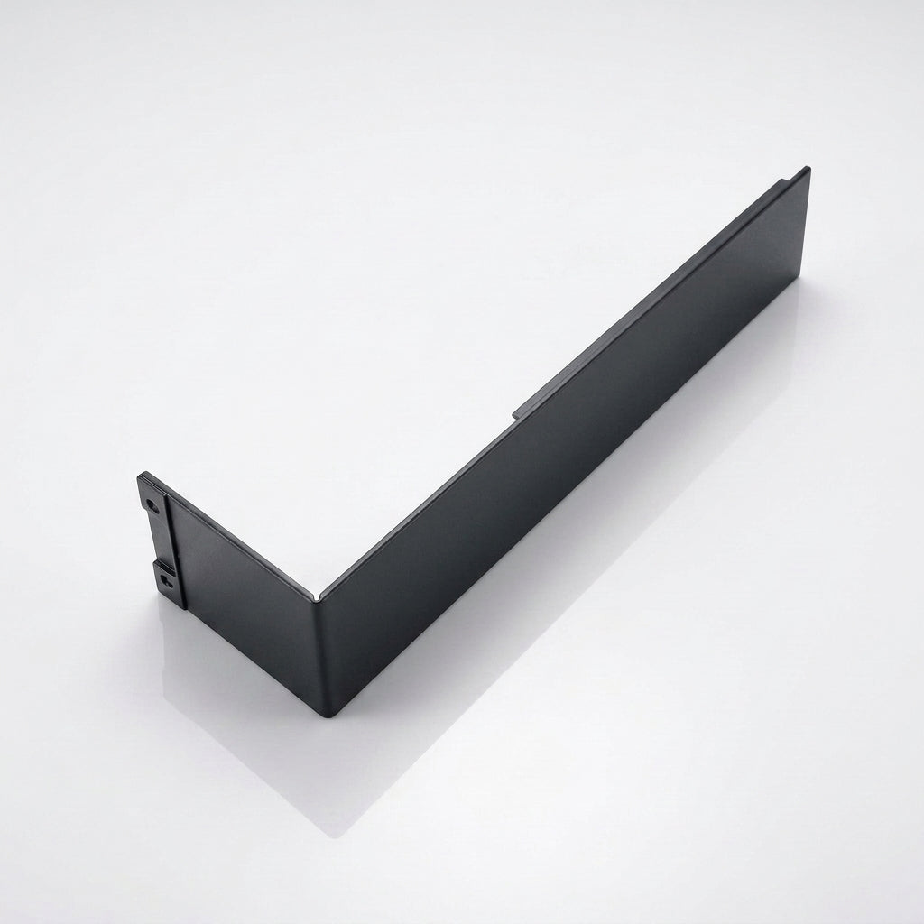 Aluminium Fascia Board Joint Cover V Return — RAL 7021