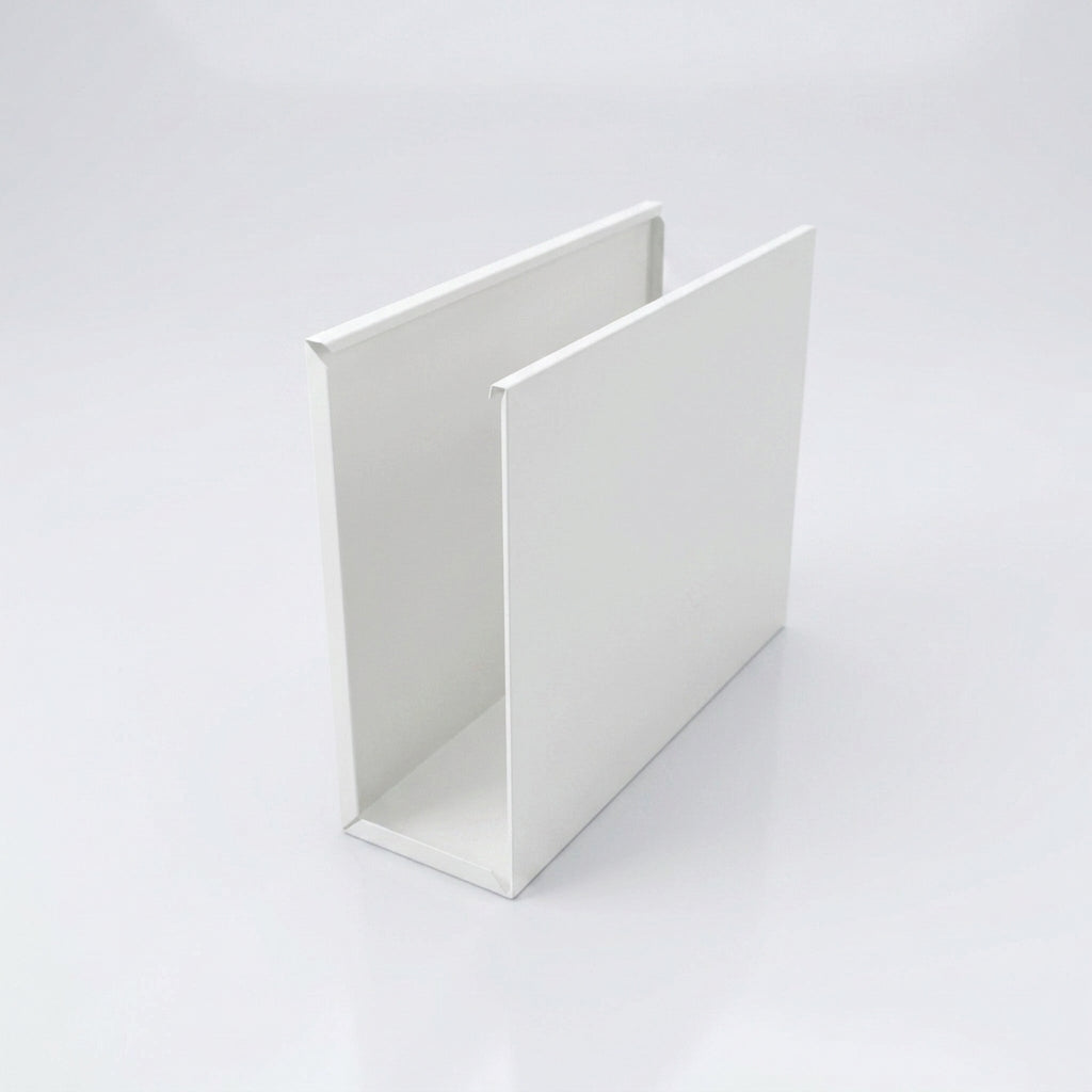 V Return Aluminium Fascia Board Gable Box Ends — RAL 9016