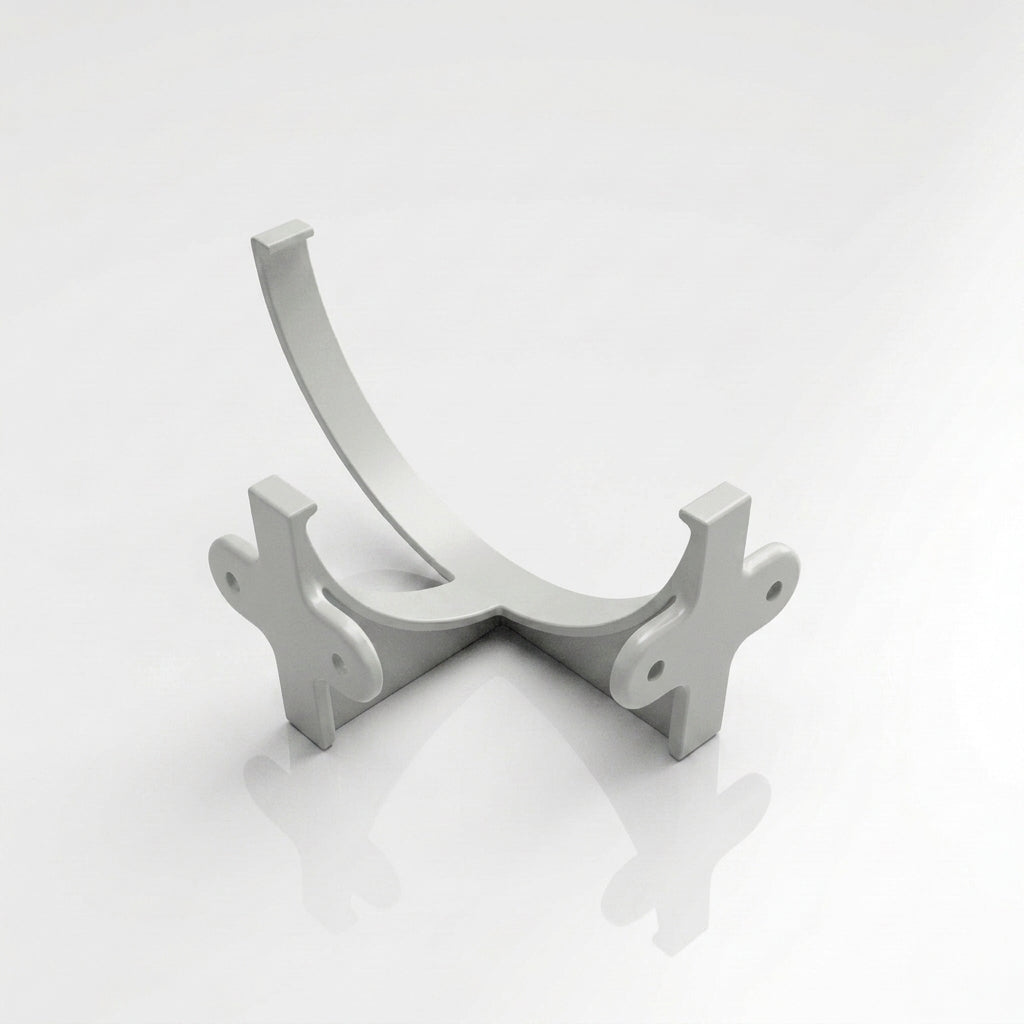 Half Round Aluminium Gutter Fascia Bracket 125mm — RAL 7035