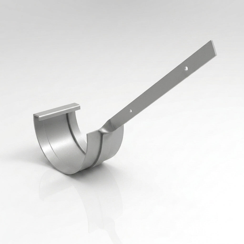 130mm Deepflow Gutter Side Rafter Bracket – Aluminium — RAL 9006