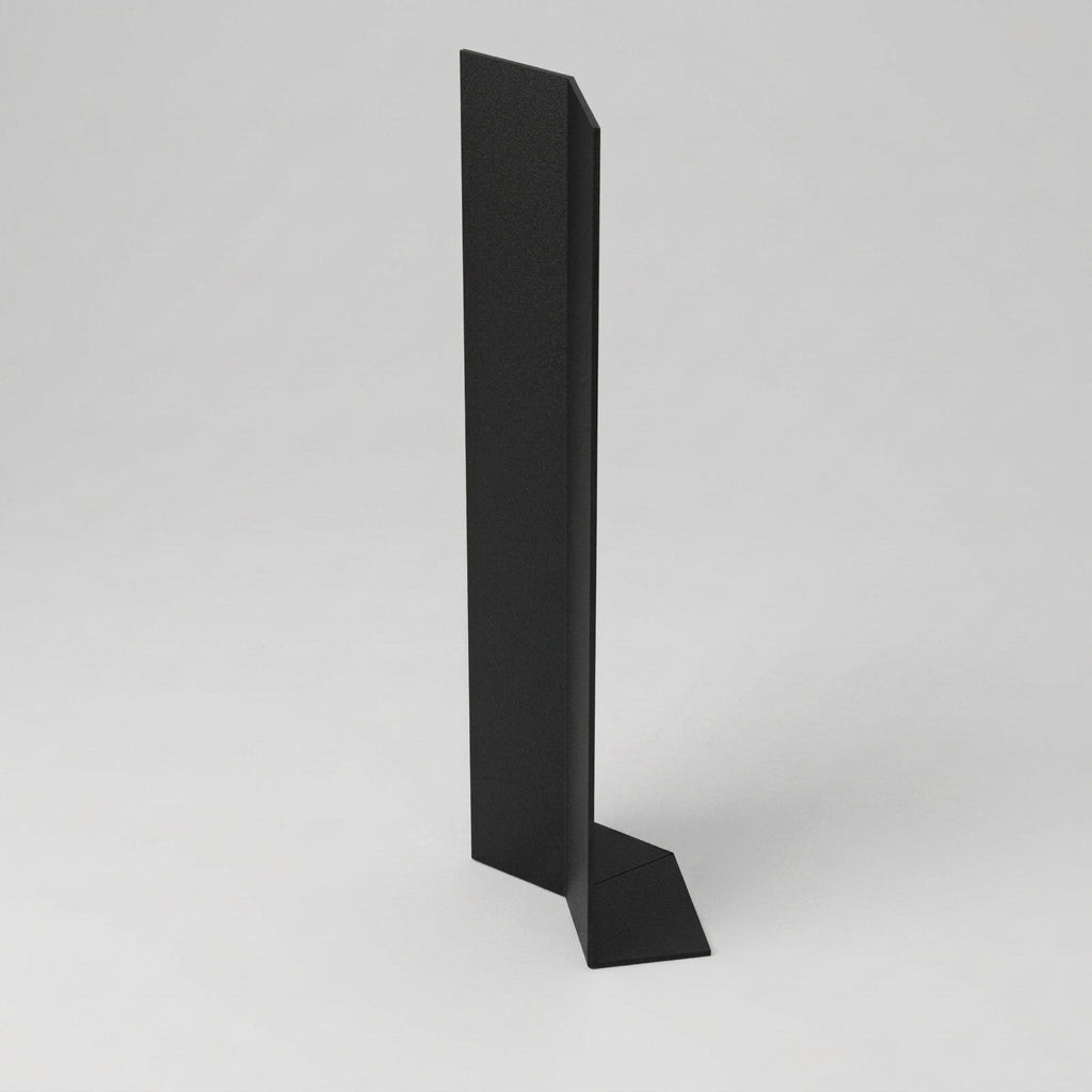 L Return Fascia Board Angle Covers – Aluminium Corner Fascia — Textured Black / 135 Deg Internal Angle