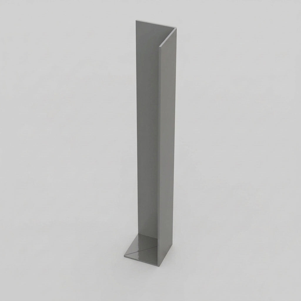 L Return Fascia Board Angle Covers – Aluminium Corner Fascia — RAL 7037 / 90 Deg External Angle