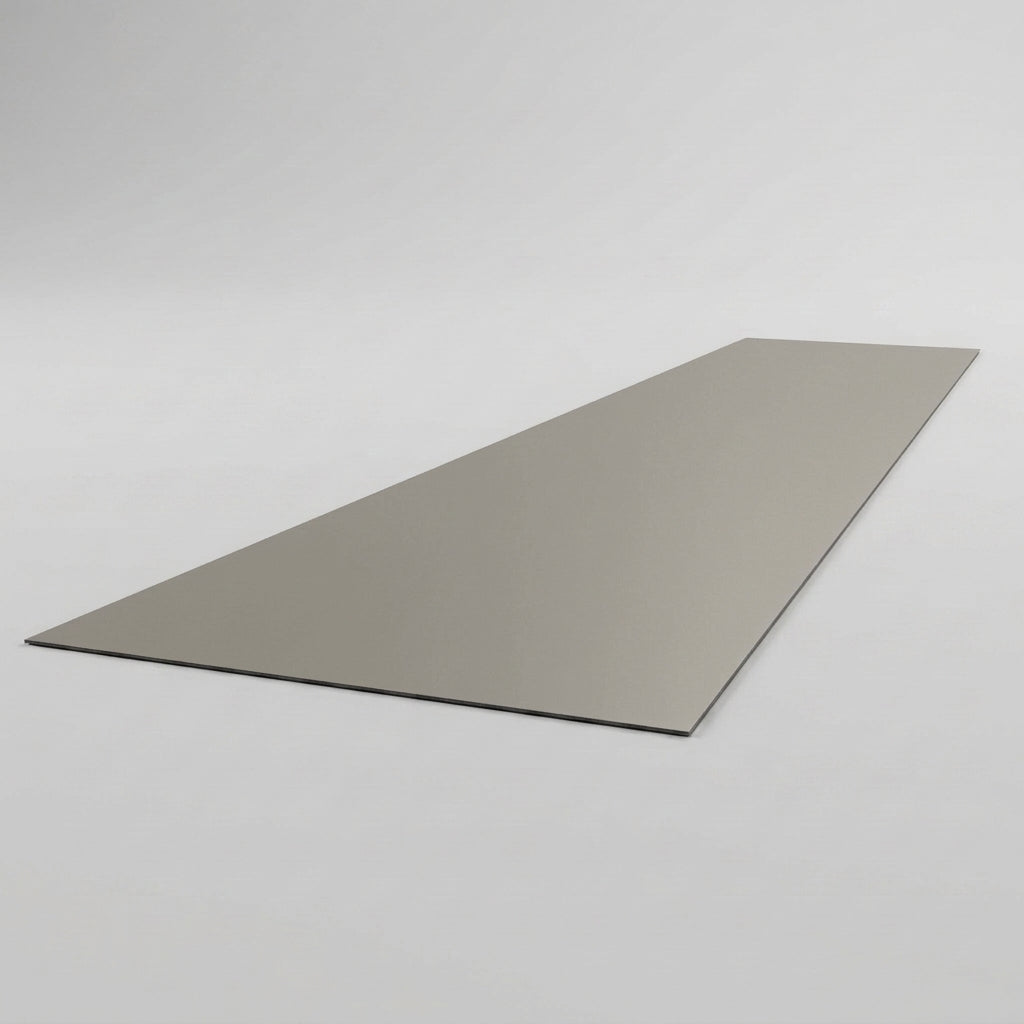 Aluminium Soffit Boards – Plain or Vented with Exterior Coating — RAL 7036 / 490mm Wide | Unvented