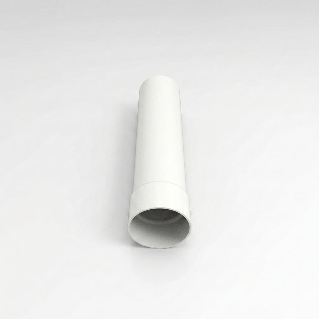76mm Aluminium Gutter Outlet Spigot Extender – 250mm — RAL 9016