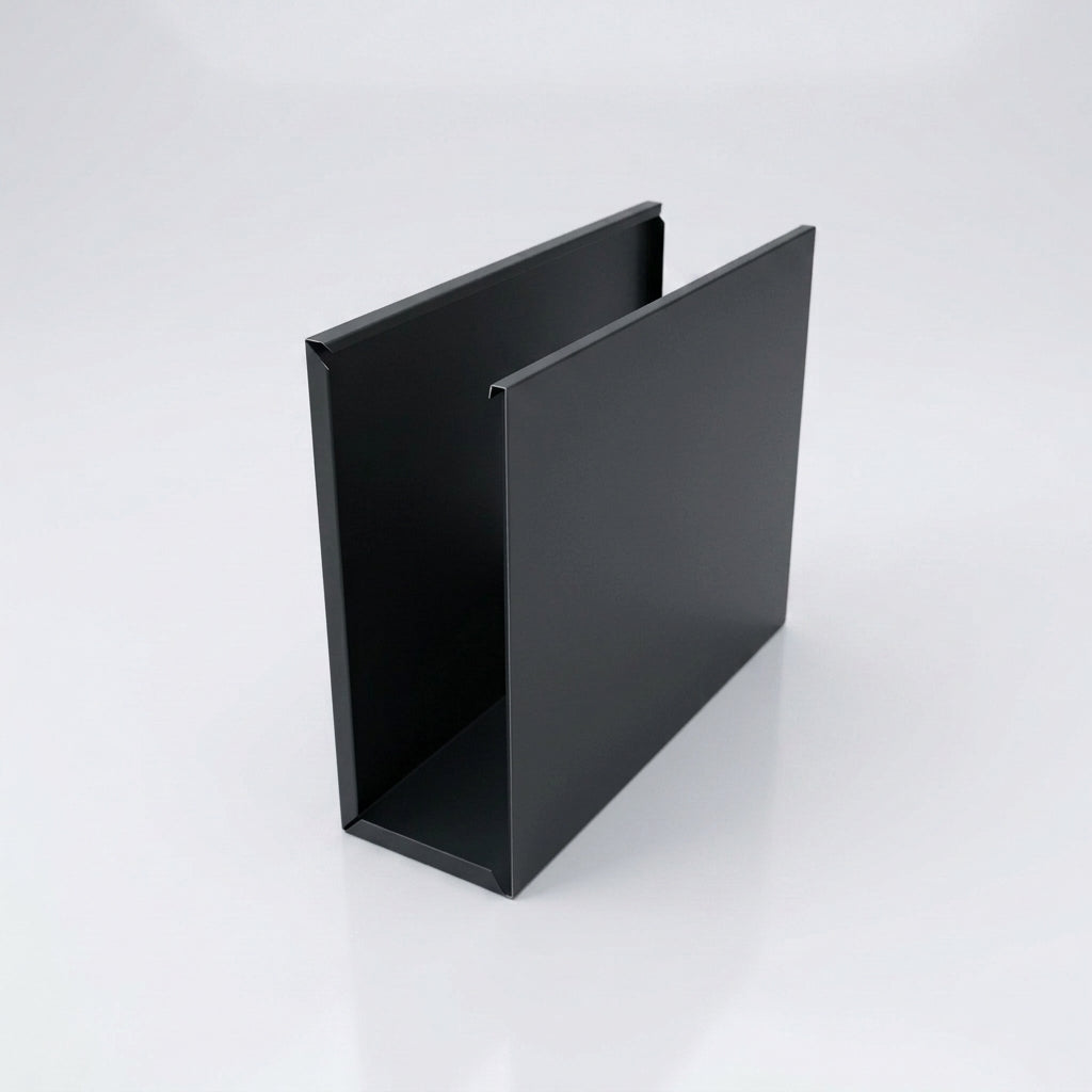 V Return Aluminium Fascia Board Gable Box Ends — RAL 7021