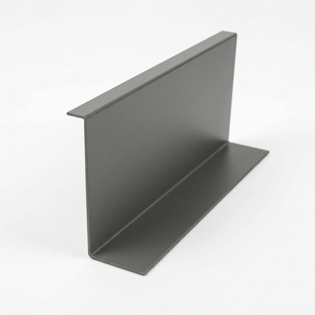 L Return Aluminium Fascia Board Gable Box Ends — RAL 7037