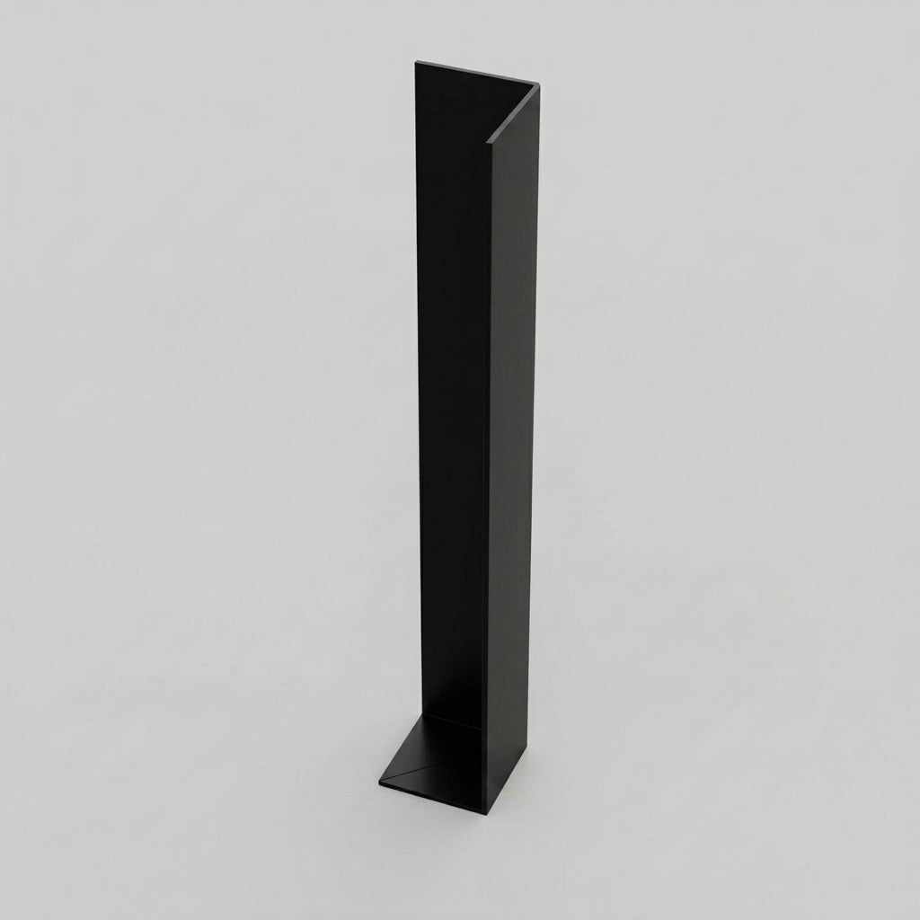L Return Fascia Board Angle Covers – Aluminium Corner Fascia — RAL 9005 / 90 Deg External Angle
