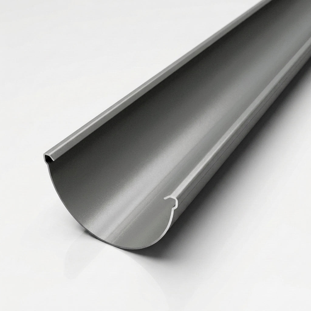 Deepflow Aluminium Gutter Length 130mm × 3m — RAL 7037